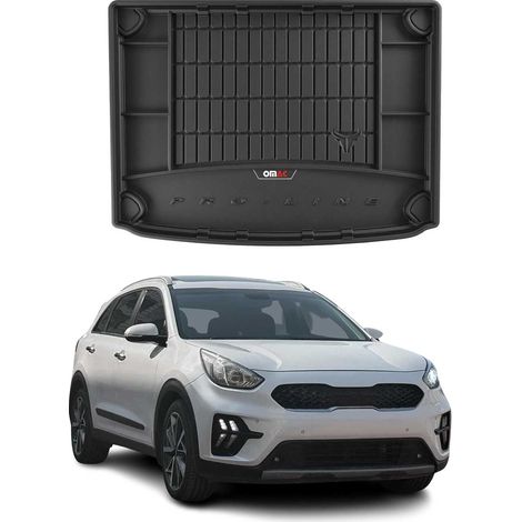 OMAC Kofferraumwanne Auto Kompatibel mit Seat MII 2012 bis 2023, Antirutsch Wasserdicht, 3D Premium TPE, Schwarz