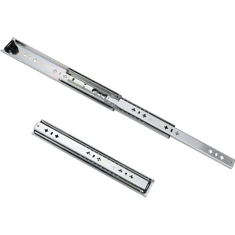 Glissiere Pour Tiroir Charge Lourde 51mm x 400mm Coulisse de Tiroir Sortie Totale Rail Coulissant Glissière a Bille Paire (1/5)