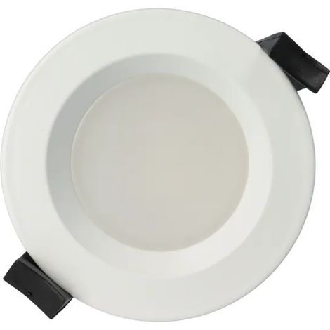 Faretto LED rotondo da incasso diam.85mm, 7W, 220Vac, con regolazione temperatura luce (Calda - Naturale - Fredda) - Bianco (1/2)
