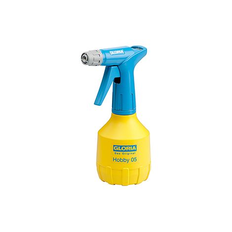 pulvérisateur à main gloria modèle hobby 05, pompe double effet, buse réglable, réservoir polyéthylène. 0,5 l. 000850.0000