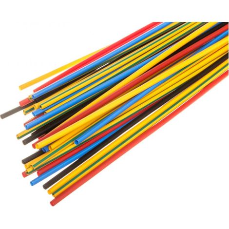 Tubo termorretr谩ctil de pared delgada, secciones de 1 m, CR 3.2/1.6 MIX, 427615 /50 unidades/