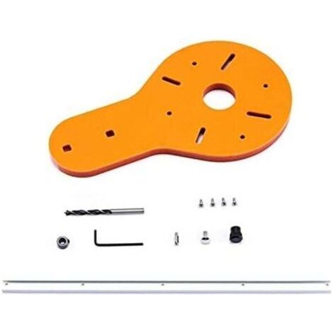Circular Cutting Jig for Electric Wood Router Carpentry Tool Woodworking Accessory 1-135cm (1/4)