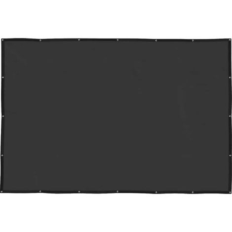 vidaXL Red para remolque HDPE negro 2x3 m (1/2)