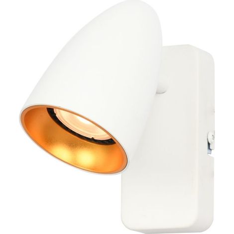 Lámpara de pared con foco TINO WL367481WHGD Italux