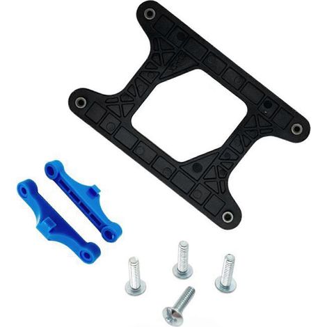 Erweiterte AM4/AM5-Backplane-Kühlhalterung für AM4 B350 X370 A320 X470 Backplate-Halterung, einfache Montage, mehrfarbig (für AM5 blau) (1/5)