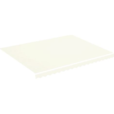 Tissu de remplacement pour auvent, Design moderne, Tissu pour Marquise, Crème 4,5x3,5 m OIB1934E (1/5)
