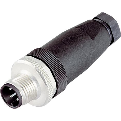 binder 99 0491 12 12 Sensor-/Aktor-Steckverbinder, unkonfektioniert M12 Stecker, gerade  Polzahl Sen