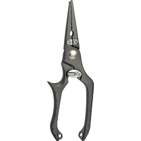 Pinza per la pesca in acqua salata con bloccaggio e rivestimento in Teflon - tronchese per trecce in acciaio inossidabile 420, slamatore e utensile per anelli divisi, manici ergonomici antiscivolo