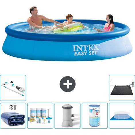 Intex Piscine Easy Set Ronde - 366x76 cm - 8-pièces S40642 (1/5)