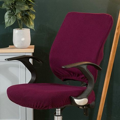 Coprisedia da ufficio monopezzo, rimovibile, universale, moderno, semplice, elegante, coprisedia girevole per sedie da ufficio, braccioli girevoli, sedia (ora (1/5)