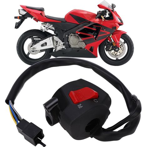 Der rechte Ein-/Ausschalter am Lenker 35130-MEE-642 passt für CBR600RR 2003-2006 (Lenkerschalter S0095). (1/5)
