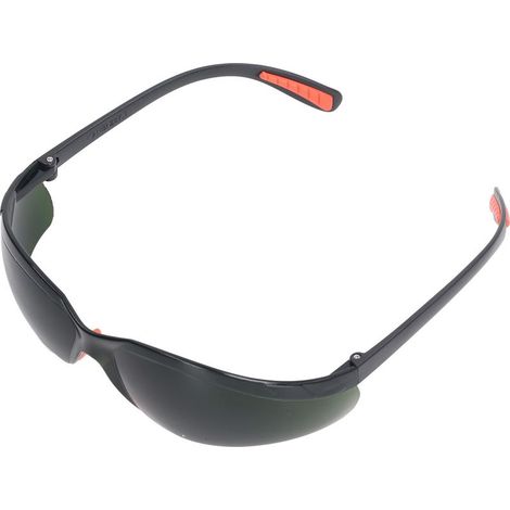 Lunettes de soudage professionnelles UV/IR5.0, verre teinté pour sécurité industrielle. (1/5)