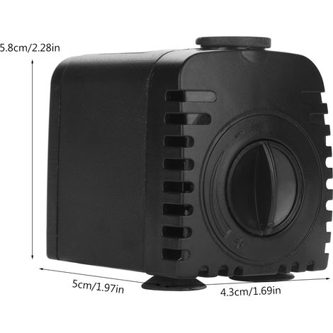 Pompe de Fontaine Submersible avec 12 Lumières LED Multicolores Intégrées pour Jardin Etang - 220-240V - AUTRES