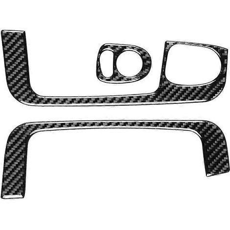 Panneau de garniture de cadre d'accoudoir de portière de voiture pour habillage intérieur, revêtement décoratif de porte automobile, accessoire de style voiture. (1/4)