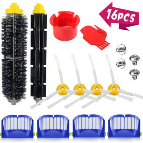 Lot de 16 pièces détachées kit pour Irobot Roomba 600 671 664 615 690 691 694 accessoires (1/3)