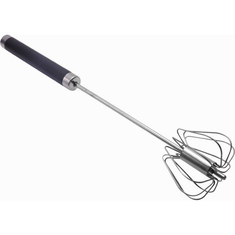 Batteur À Œufs - Acier Inoxydable - Manuel Et Semi-Automatique - Pour Cuisine Domestique - 1 Pièce (1/5)