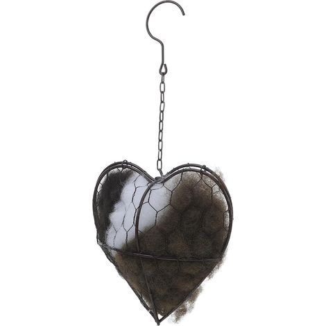 Herzförmiger Nachfüllbarer Vogelnistmaterialhalter für (1/5)