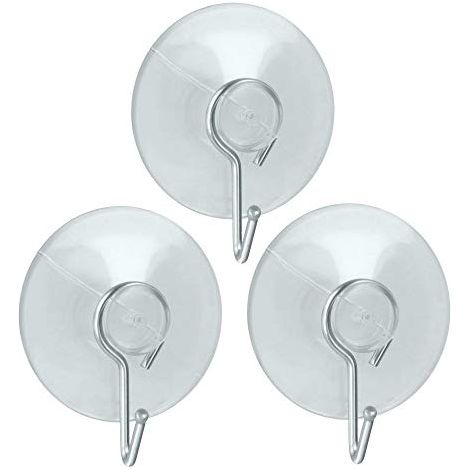 Lotto di 3 ganci a ventosa - Metaltex (1/4)