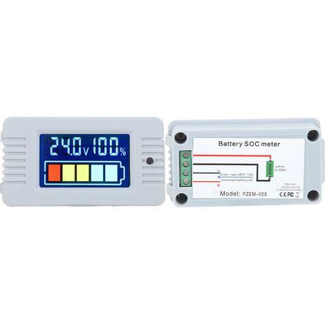 Testeur de capacité de batterie Peacefair à affichage numérique, voltmètre et testeur de puissance universel 0100 V (1/5)