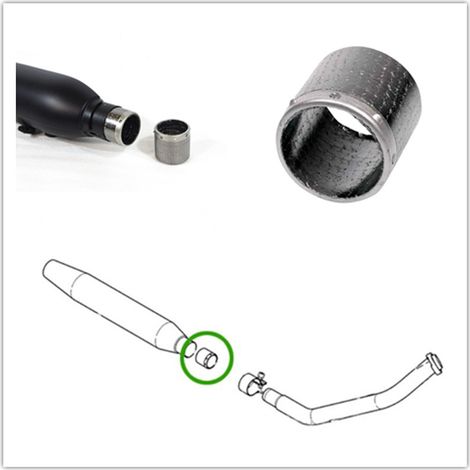 Joint de collecteur d'échappement pour moto Harley-Davidson 48 883 1200 Fat Boy : joint d'étanchéité pour collecteur d'échappement, réduction du bruit (1/5)