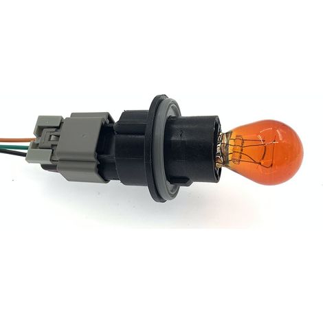 Compatible avec la douille d'ampoule de clignotant de la Chrysler 300 Challenger (référence 5191189AA) : douille + fiche + ampoule