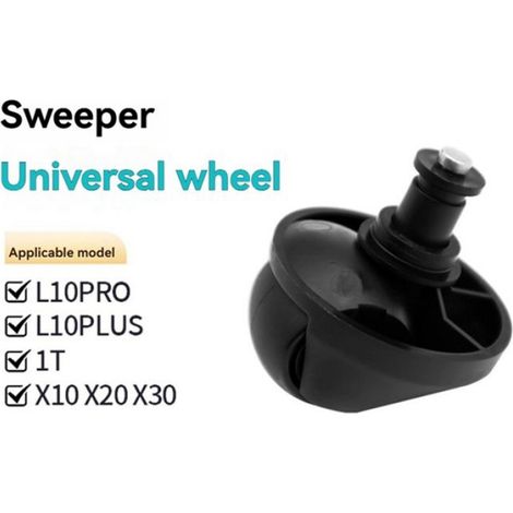 Roues Universelles - Pour Aspirateur Robot - Compatible Dreame L10Pro L10Plus 1T X10 X20 X30 - 360° Pivotantes - ABS - Lot de 2 (1/5)
