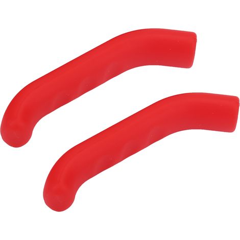 Silikon-Bremshebelschutz für Fahrräder, rutschfest und wasserdicht, 5 Farben (rot) (1/5)