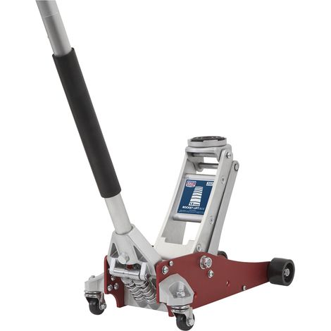 Sealey RJA1550 Premier Low Profile Aluminium Trolley Jack with Rocket Lift 1.5 Tonne