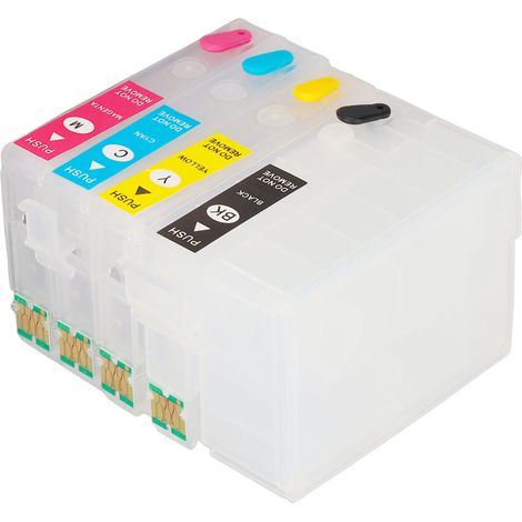 Cartouches de rechange jet d'encre quatre couleurs (4 pièces) pour imprimante WorkForce (1/5)