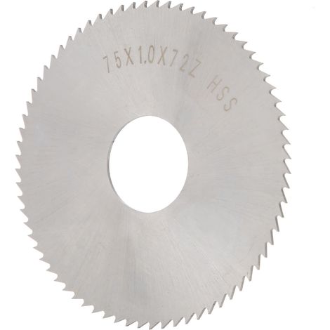 Disque de coupe en acier rapide à 72 dents, lame de scie circulaire pour la coupe du bois, 75 x 1 x 22 mm (1/5)