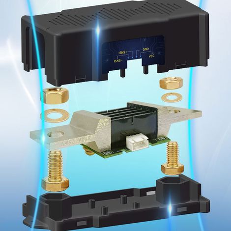 Intelligentes 100A Digitaldisplay für Batterien, programmierbarer 10-120V Tester mit eingebautem Alarm, Echtzeitüberwachung für elektrische Systeme. (1/5)