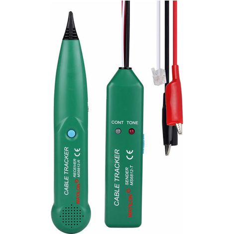 Tragbarer Telefonleitungs-Tracker MS6812, Empfangsfrequenzbereich 100 Hz – 300 kHz, UTP-Tool, LAN-Netzwerkkabeltester (1/4)
