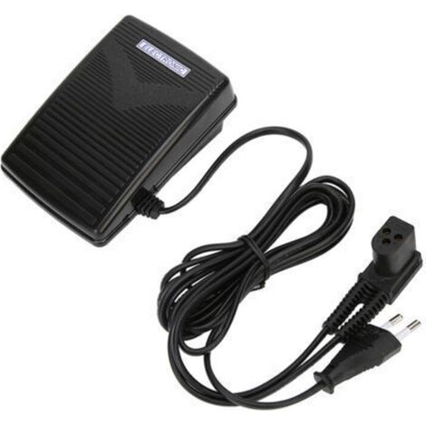 Pedal de 220 V con cable de alimentación para máquina de coser Singer 974 (enchufe europeo) -Crezuo