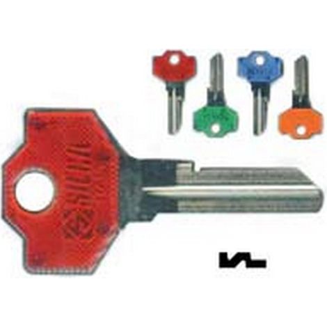 10PZ CHIAVI CILINDRI SIMECA 5 SPINE PICCOLE SM1SL SM1SL slim fluo colori