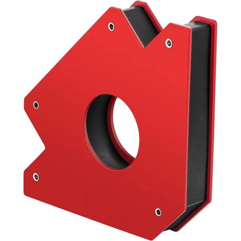 Supporto magnetico per saldatura a forma di freccia posizionatore per saldature a 45° 90° 135° squadra magnetica portata 33 kg (1/2)