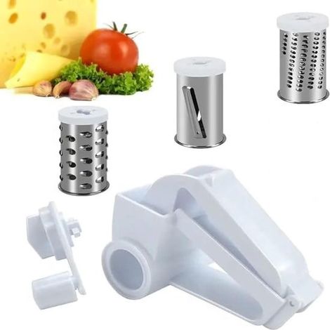 Râpe à fromage et moulin compacts avec poignée pour râper facilement les fromages à pâte dure, lame en acier inoxydable, idéaux pour la cuisine et le service.