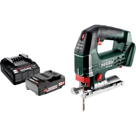 Metabo STB 18 L 90 Scie sauteuse sans fil 18 V 90 mm + 1x batterie 2,0 Ah + chargeur (1/5)
