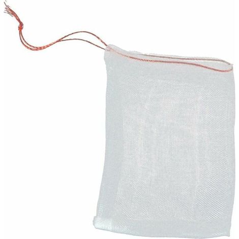 Bolsas protectoras para frutas (paquete de 100) - Malla antiinsectos para árboles frutales - Bolsas de malla con cordón para proteger tomates, uvas y mangos (25 x 15 cm) (1/4)