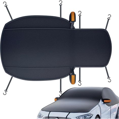 Housse de pare-brise contre la neige et le gel Film antigel robuste pour voiture Housse de pare-brise d'hiver pour voiture SUV camping-car Protection contre la neige et le verglas pour les stati (1/5)
