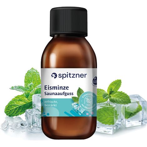 Spitzner Saunaaufguss Eisminze 125 ml Wellness Sauna Aufguss Wellnessaufguss