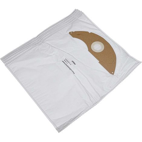 Lot de 5 sacs pour aspirateur Kärcher NT 22/1 Ap L et NT 22/1 Ap Te L – Microfibre non tissée – Dimensions 42x26,5cm – Double couche (1/5)
