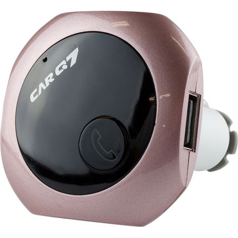 Émetteur FM avec Bluetooth pour voiture - Rose (1/5)