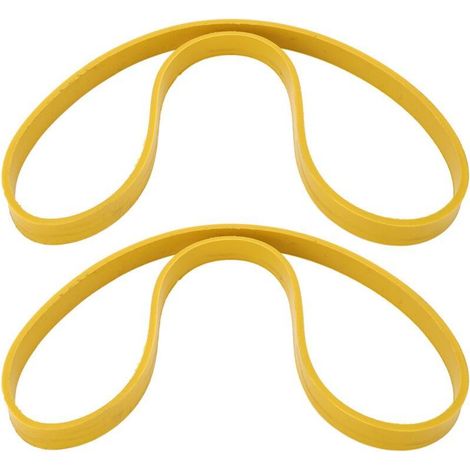 2 Pièces en Caoutchouc Scie à Ruban Roue Pneus Pièces de Rechange 12.75mm Largeur 3.3mm épaisseur pour 10 Pouces Scie à Ruban Roue