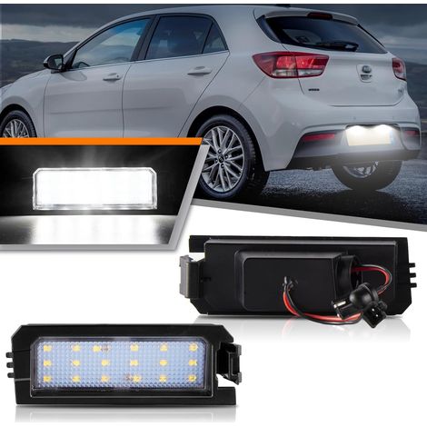 LED License Plate Lights, LED License Plate Lights for I30 Elantra GT Sonata Typ LFA Kia Rio Niro Cadenza, Canbus No Error 2pcs  2 x Kia Rio Niro Cadenza LED License Plate Lights with Canbus (1/5)
