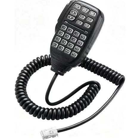 HM-207 Car Radio Handheld Microphone IC-2730A/E Radio Walkie-Talkie Handheld Microphone with Cable (1/4)
