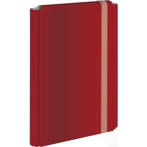 Cartella con elastico, formato A4, copertina rigida, colore rosso