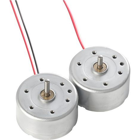 1 Moteur CC miniature, faible bruit, bobine cuivre pur, longue durée de vie, pour ventilateur jouet haut-parleur (1/5)