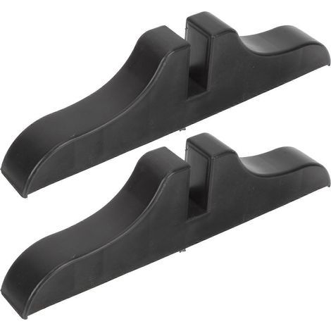 supports de séparation résistants à l'usure, pieds de séparation pour paravent domestique-30.00X7.50X3.50CM-Black (1/4)