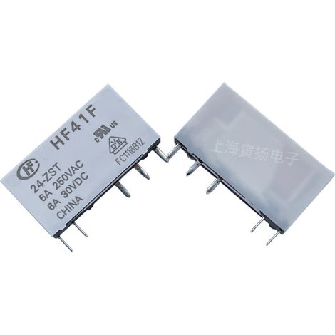 Kit de relais Hongfa HF41F/24-ZST 24 V CC 6 A - Convertisseur de signal électromagnétique neuf et original