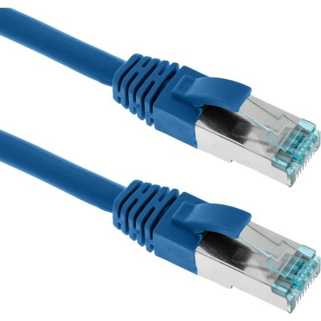 Câble réseau Ethernet FTP Cat.7 bleu 2 m